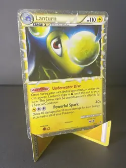 Pokemon - Lanturn Prime 86/95 Unleashed Holo Card - HP - Image 1