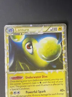 Pokemon - Lanturn Prime 86/95 Unleashed Holo Card - HP - Image 3