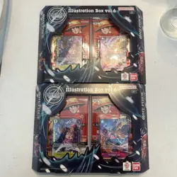 LOT OF 2 One Piece CCG Card Game Illustration Box VOL 6 Bandai NEW SEALED - Image 2