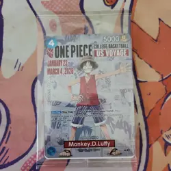 One Piece Monkey D. Luffy US Voyage College Basketball Card (811) - Image 1