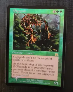 1x, FOIL, Gigapede, Onslaught, MTG, EX - Image 1
