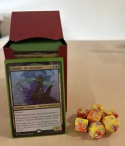 MTG Commander Deck Camellia The Seedmiser FOOD TOKENS 100 Cards EDH With Dice - Image 1