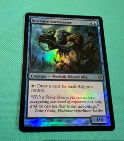 Foil - Sea Gate Loremaster - Zendikar - MTG - Magic the Gathering - Foil - Image 1