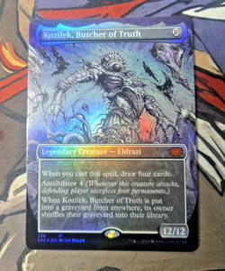 Kozilek, Butcher of Truth (Borderless) Double Masters 2022 Foil - Image 1
