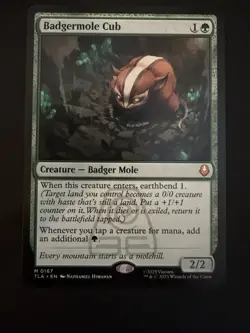 1x MTG Badgermole Cub TLA #0167 NM - Image 1