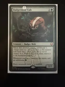 1x MTG Badgermole Cub TLA #0167 NM - Image 3