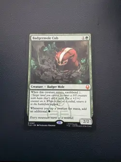 Badgermole Cub x1 Mtg Avatar The Last Airbender NM - Image 1
