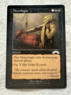 MTG - Necrologia - Never Played! - Exodus #68 - NM+ - Uncommon - EN - Regular - Image 1