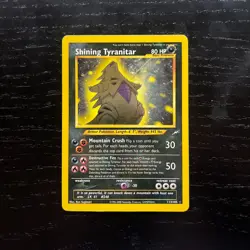 Pokemon Shining Tyranitar Holo Rare 113/105 Neo Destiny LP Excellent Condition - Image 1