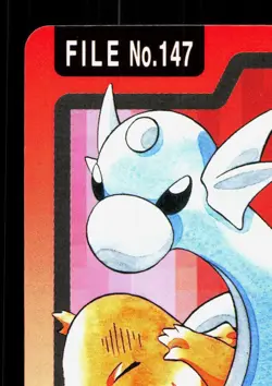Dratini NO. 147 Bandai Carddass Series 3-4 LP Japanese Pokemon Card TCG - Image 2