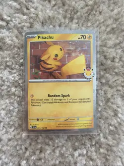 Pikachu (Pokemon Day 2026) 051/162 TCG Card Cosmos Holo - Image 1