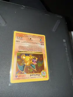 Pokemon TCG - Charizard 4/102🔥 LP Shadowless_holo rare #Vintage 1999 Base Set - Image 2