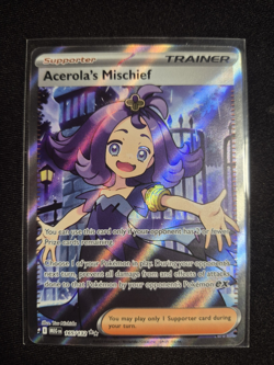 Pokemon ME01: Mega Evolution #165/132 Acerola's Mischief Holo Ultra Rare (P-12) - Image 1
