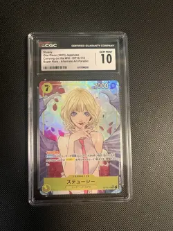 One Piece Graded CGC 10 Stussy Op13-110 Super Rare Alternate Art Japanese - Image 1