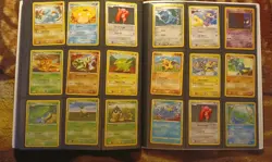 POKEMON BINDER 396+ VINTAGE Cards Base- 2008,2016 also modern RARES & REV HOLOS - Image 1