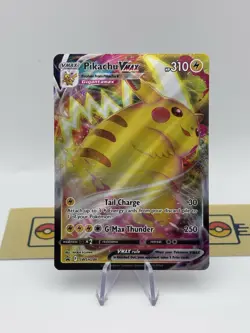 Pokemon Pikachu TCG VMAX SWSH286 Sword & Shield Promo Card Near Mint Condition - Image 1