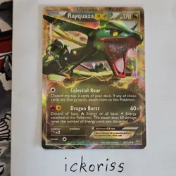 Pokemon Rayquaza EX Ultra Rare Holo Card Dragons Exalted 85/124 170 HP - Image 1