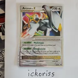 Pokemon Arceus LV.X Ultra Rare Holo Card Arceus 94/99 120 HP 2009 - Image 1