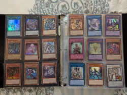 Yu-Gi-Oh Binder Full Of Vtg 1996 - Now 200+ Cards Yugioh Some Hard To Find Cards - Image 1