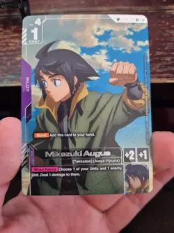 GUNDAM CARD GAME ST05-010 C+ (SP) MIKAZUKI AUGUS - SPC+ (STEEL REQUIEM GD03) - Image 4