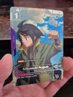 GUNDAM CARD GAME ST05-010 C+ (SP) MIKAZUKI AUGUS - SPC+ (STEEL REQUIEM GD03) - Image 5