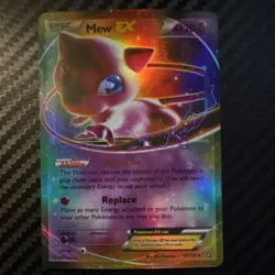 Pokemon Mew EX 46/124 Dragons Exalted Ultra Rare Full Art Holo Card - Image 1