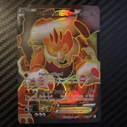 Pokemon Landorus EX 144/149 Boundaries Crossed Ultra Rare Full Art Holo Card - Image 1