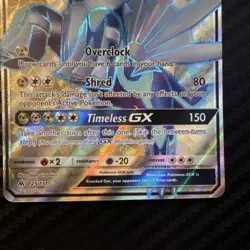 Pokemon Dialga GX 125/131 SM Ultra Prism Ultra Rare Full Art Holo Card - Image 2