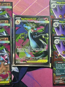 Pokemon Mega Charizard x Ex 109/094 Mega Gengar Ex 056/094 Lot of 15 Cards NM - Image 2