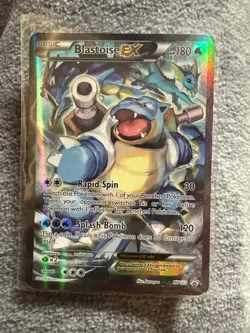 Blastoise EX Pokemon card XY122 - Image 1