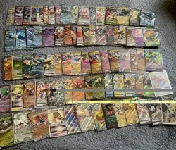 Pokemon TCG 70+ Card Lot all ex Standard Size Card - Image 1