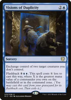 MTG Visions of Duplicity ** Midnight Hunt Commander ** English - Image 1