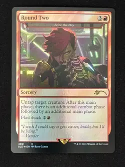 1x MTG Round Two - Seize the Day (Foil) - Secret Lair Drop Series (SLD) #480 - Image 1