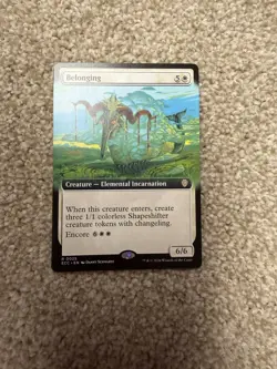 Belonging Commander: Lorwyn Eclipsed Extended Art Rare - Image 1