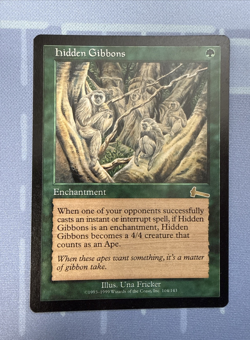 Magic The Gathering - Urza's Legacy Hidden Gibbons 104 Rare 1999 - Image 1