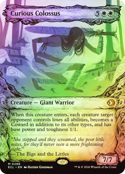 🔮Curious Colossus - Foil - NM - Lorwyn Eclipsed - Magic the Gathering - MTG - Image 1