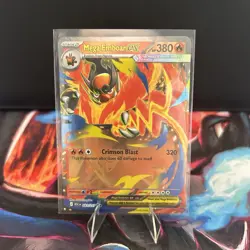 Mega Emboar EX 031/217 Ascended Heroes Double Rare Holo Pokemon Card - NM - Image 1