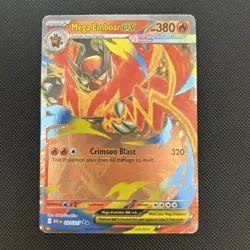 Mega Emboar EX 031/217 Ascended Heroes Double Rare Holo Pokemon Card - NM - Image 2