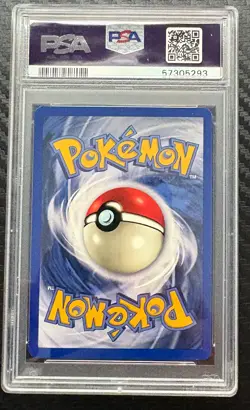 1999 Pokemon Base Set Yellow Cheeks #58 Pikachu PSA 9 - Image 2
