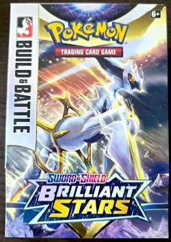 POKEMON : BRILLIANT STARS BUILD AND BATTLE BOX TCG - 2022 NEW / SEALED - Image 1