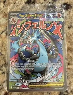 Pokemon Mega Charizard X ex 023 + Oricorio ex Phantasmal Flames UPC Promo Sealed - Image 1