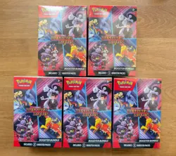 Pokemon TCG Destined Rivals Booster Bundles FACTORY SEALED - LOT OF 5 - Image 1