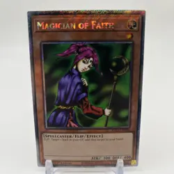 Yugioh Magician of Faith RA03-EN090 Platinum Secret Rare 1st Ed NM - Image 1