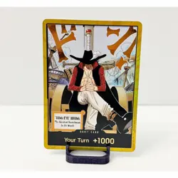 One Piece DON!! Card Dracule Mihawk - Gold The Azure Sea's Seven Foil - English - Image 1