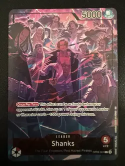 One Piece TCG Shanks Leader OP09-001 English - 2nd anniversary - Image 2