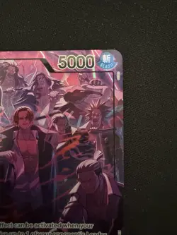 One Piece TCG Shanks Leader OP09-001 English - 2nd anniversary - Image 5