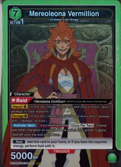 Mereoleona Vermillion Union Arena Black Clover UE08BT/BCV-1-042 SR - Image 1