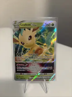 Leafeon Vstar SWSH195 NM Full Art Promo Rare Pokemon Card - Image 1