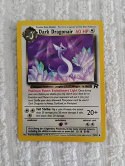 Dark Dragonair - 33/82 - Pokemon Team Rocket Unlimited Card WOTC NM - Image 1
