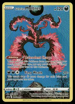 Pokemon Cards Galarian Moltres SWSH284 SWSH Black Star Promo NM - Image 1